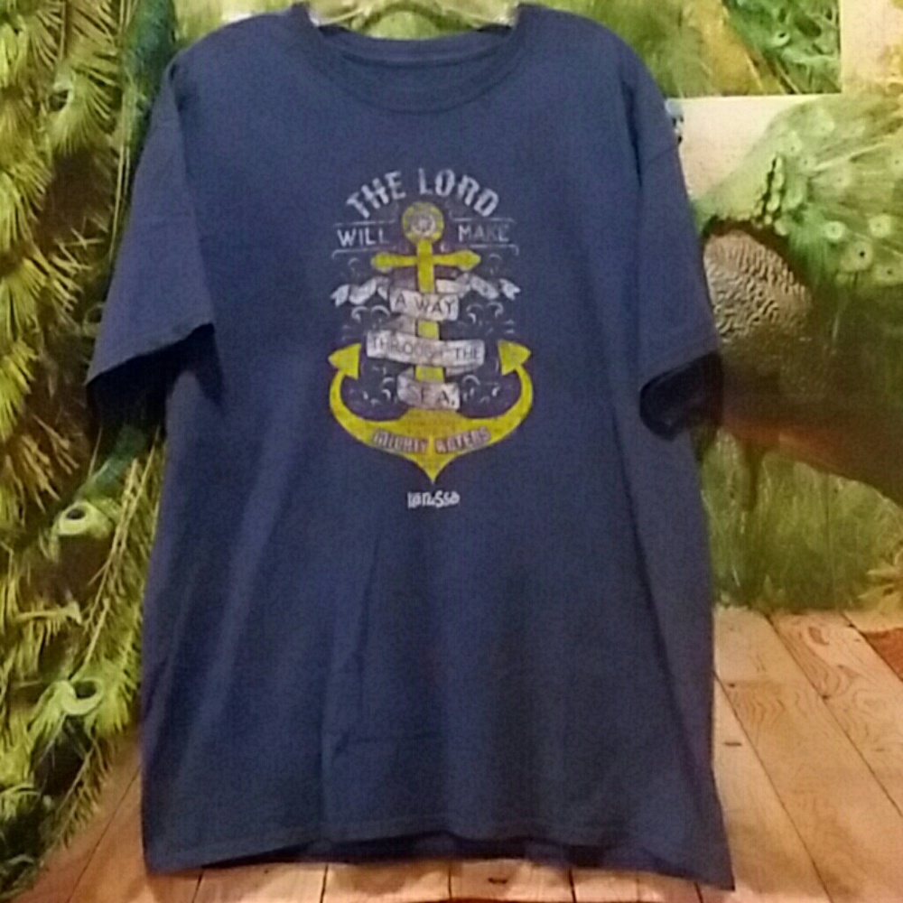 Men's t-shirt ISAIAH 43:16 size large
